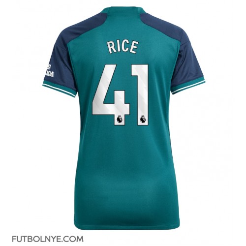 Camiseta Arsenal Declan Rice #41 Tercera Equipación para mujer 2023-24 manga corta